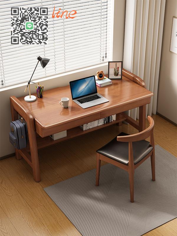 ☆書桌☆實木 書桌 學生 寫字桌 現代 簡約 電腦桌 簡 易辦公桌 家用 臥室 兒童 學習桌