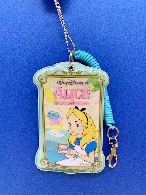 【震撼精品百貨】愛麗絲夢遊仙境 Alice 迪士尼公主系列證件套-愛麗絲藍色#23975 震撼日式精品百貨