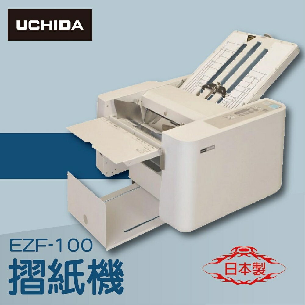 【辦公室機器系列】-UCHIDA EZF-100 摺紙機[可對折/對摺/多種基本摺法]