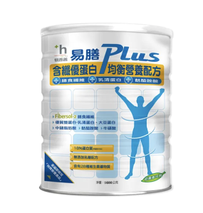 易而善-易膳PLUS含纖優蛋白均衡營養配方-1600g