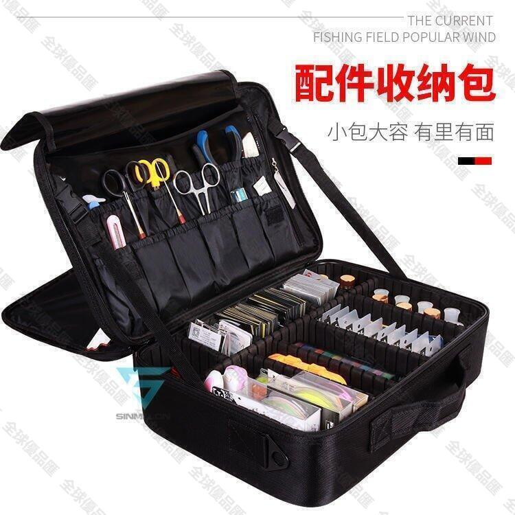 【全球優品匯】漁具收納包多功能收納箱釣魚用品裝備漁具包釣魚工具箱配件盒大全