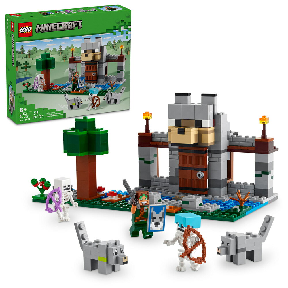 樂高LEGO 21261 Minecraft系列 The Wolf Stronghold