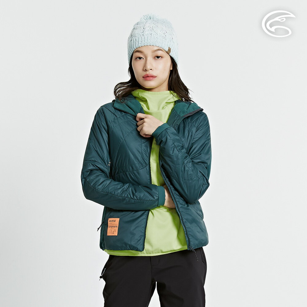 ADISI 女SMAWARM海洋溫控超撥水彈性外套 AJ2421077 (S-2XL)｜蚵殼棉 運動外套 保暖外套 防潑水 抗風 海洋紗