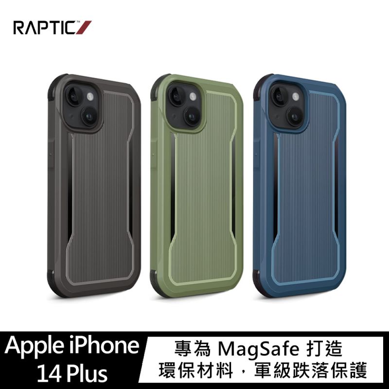 【愛瘋潮】 99免運 手機殼 RAPTIC Apple iPhone 14 Plus Fort Magsafe 保護殼【APP下單最高22%回饋】