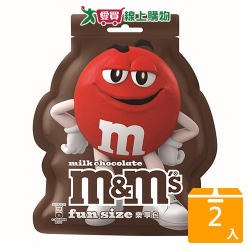 M&M'S牛奶巧克力樂享包182G【兩入組】【愛買】