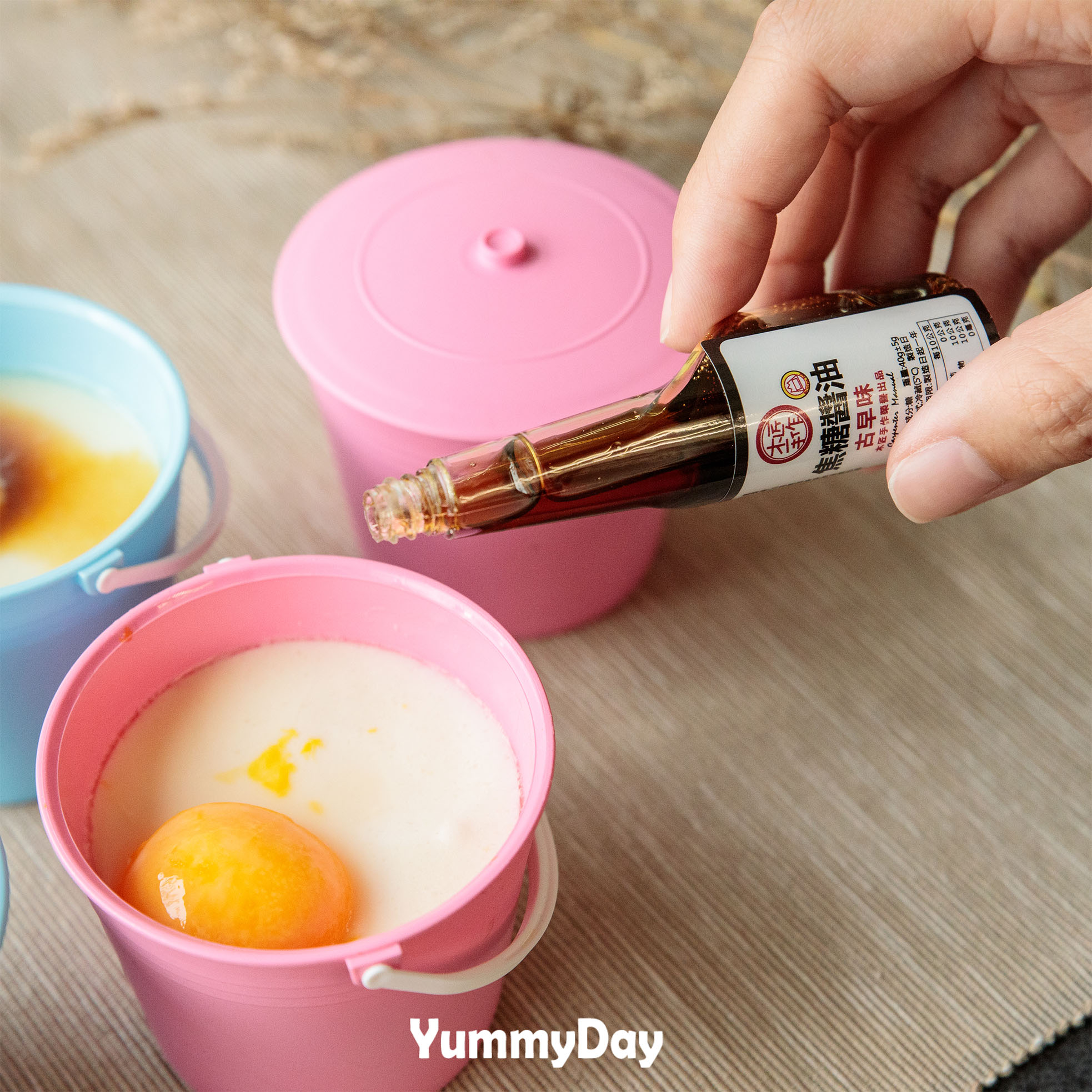 荷包蛋布丁(盒/6入裝)★療癒系甜點★水桶造型荷包蛋布丁【木匠手作】 2