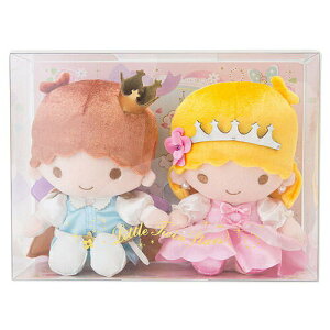 【震撼精品百貨】Little Twin Stars KiKi&LaLa 雙子星小天使 玩偶組 皇冠 震撼日式精品百貨