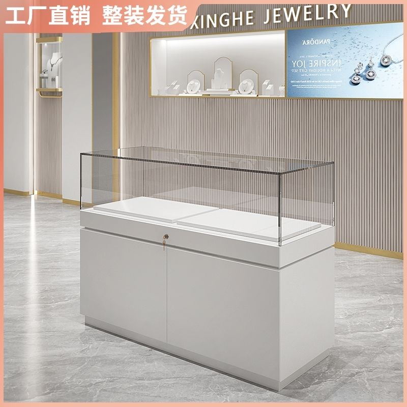 附發票 珠寶展示櫃黃金銀首飾櫃文物產品玻璃櫃臺手錶玉器櫃飾品眼鏡展櫃353S 快速出貨
