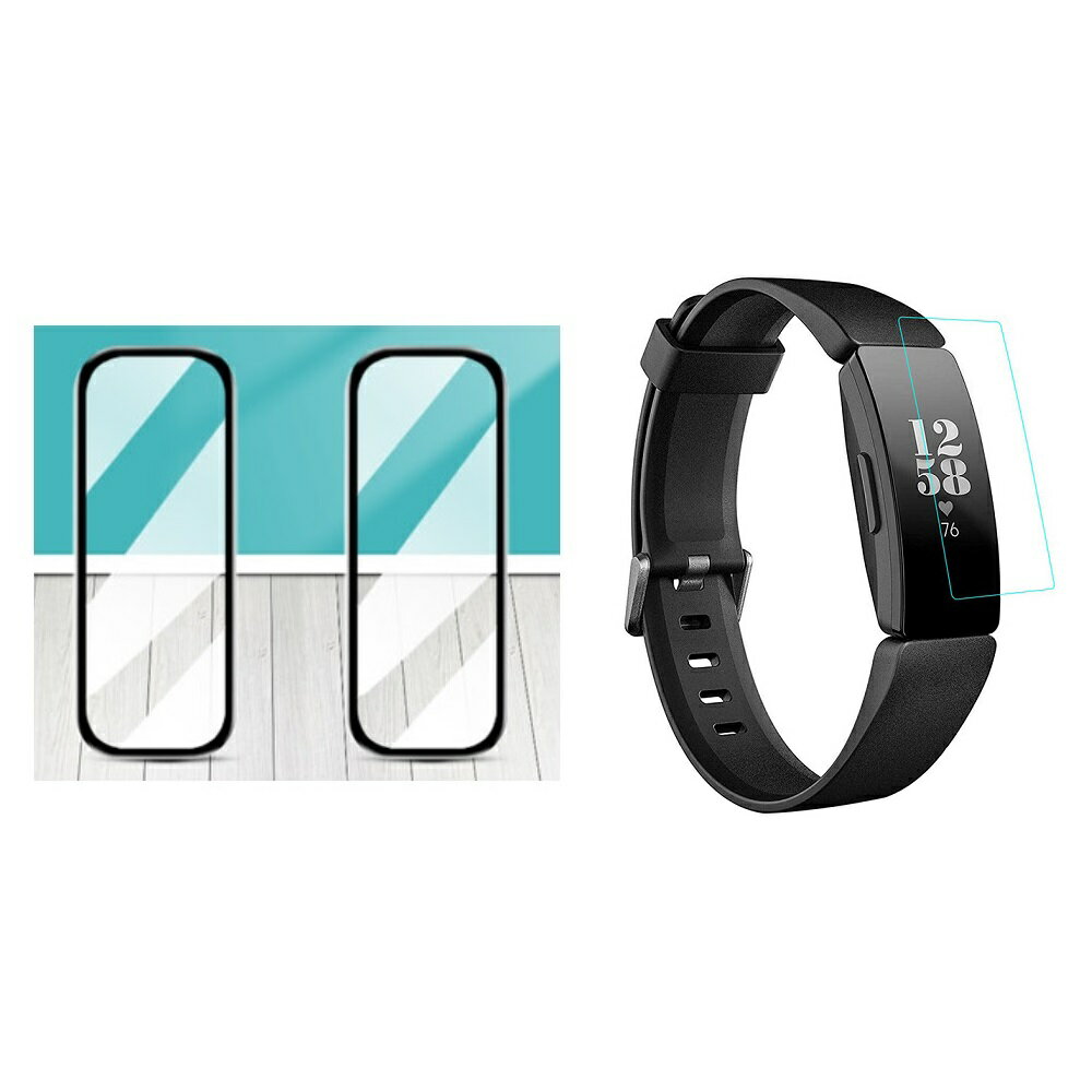 3D曲面複合】Fitbit inspire HR 熱彎膜PMMA+PC 防刮耐刮全螢幕保護膜