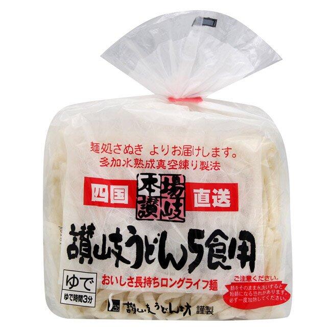 【江戶物語】Sanuki 四國 三洋 讚岐烏龍麵 5食-900g 拉麵 生麵 業務用 本場麵心 日本進口 日本原裝 1