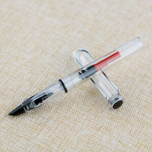 廠商促銷-依人LANBITOU 359 透明鋼筆系列 學生最愛 墨囊多色筆記 練字筆