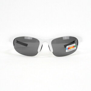 [C917-WH-P] 太陽眼鏡 單車墨鏡 Polarized UV400 台灣製 出清品 白