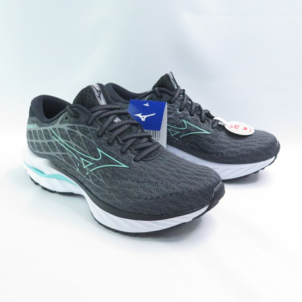 Mizuno J1GD244672 WAVE INSPIRE 20 SW 女慢跑鞋 4E楦 黑灰【iSport愛運動】