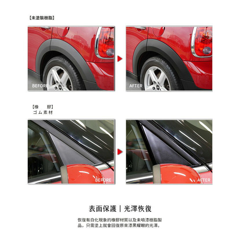 Soft99 日本原裝 光澤恢復劑 汽車清潔汽車美容橡膠樹脂用特殊塗料保桿車窗膠條車頂飾條附贈硬質軟質海綿恢復白化現象效果維持六個月破盤王台南 Soft99 日本原裝 光澤恢復劑 汽車清潔汽車美容橡膠樹脂用特殊塗料保桿車窗膠條車頂飾條附贈硬質軟質海綿恢復白化現象效果維持六個月破盤王台南