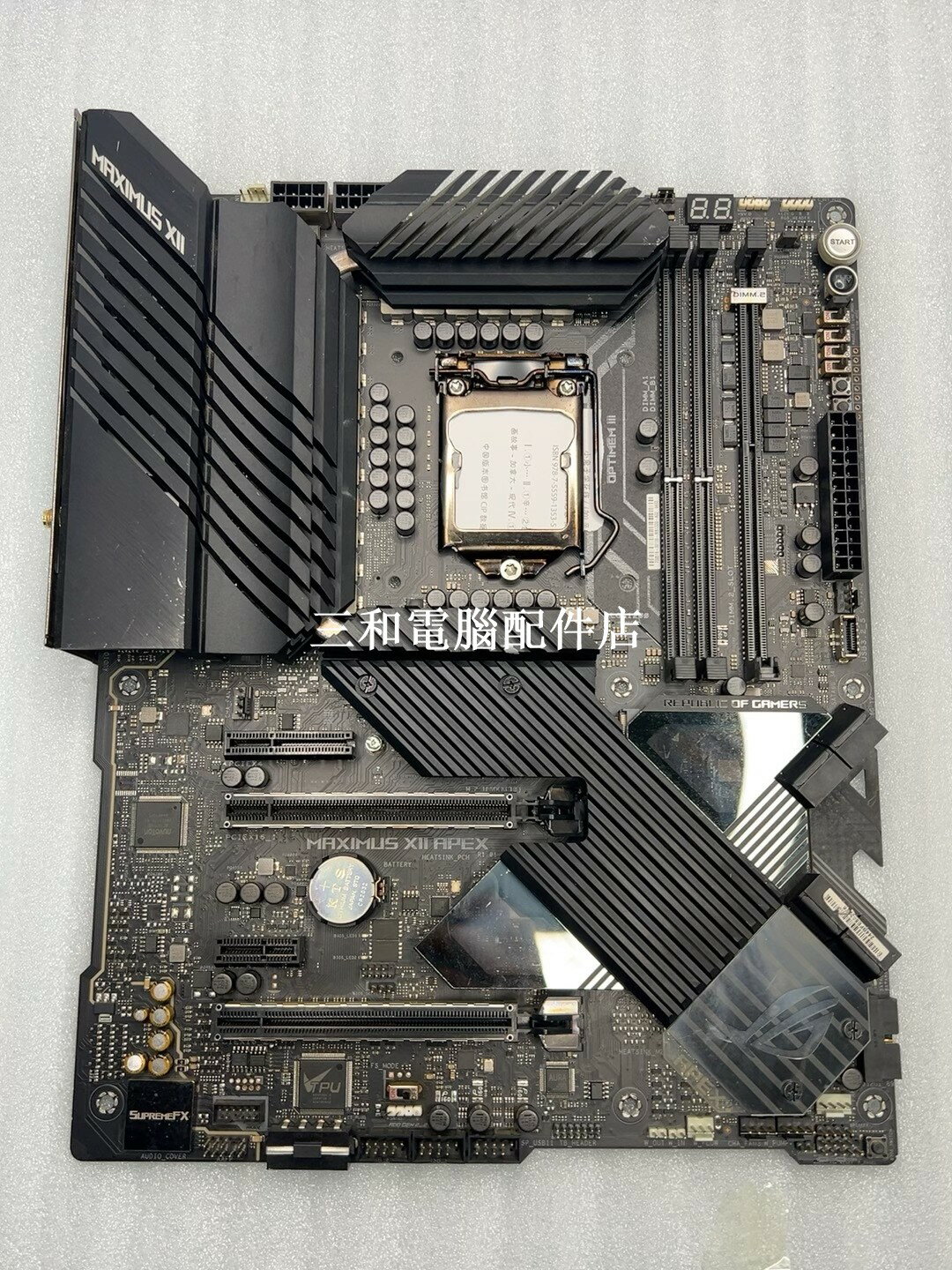華碩 ROG MAXIMUS XII APEX 主機板 實物拍攝 所見即所得 官方質保 17點前下單當天發貨
