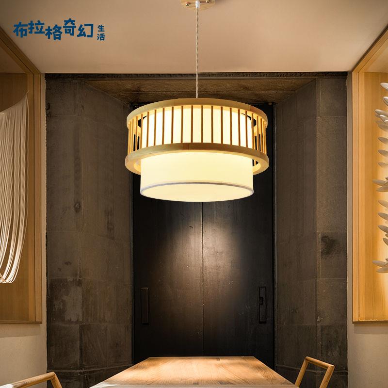 【布拉格】 北歐實木吊燈 餐廳燈 餐飲飯店包廂面館吊線燈 日式主臥室房間燈具 可免運 工廠現貨 [dz0313]