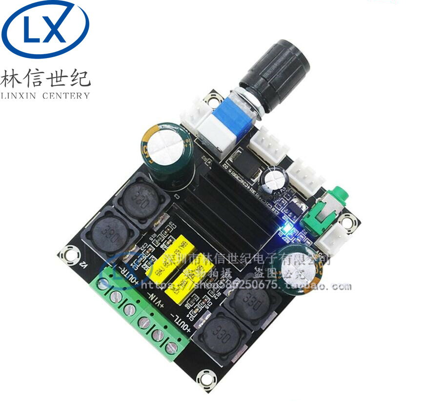大功率數字音頻功放板TPA3116D2放大器音箱放大板50W*2SUNLEPHANT