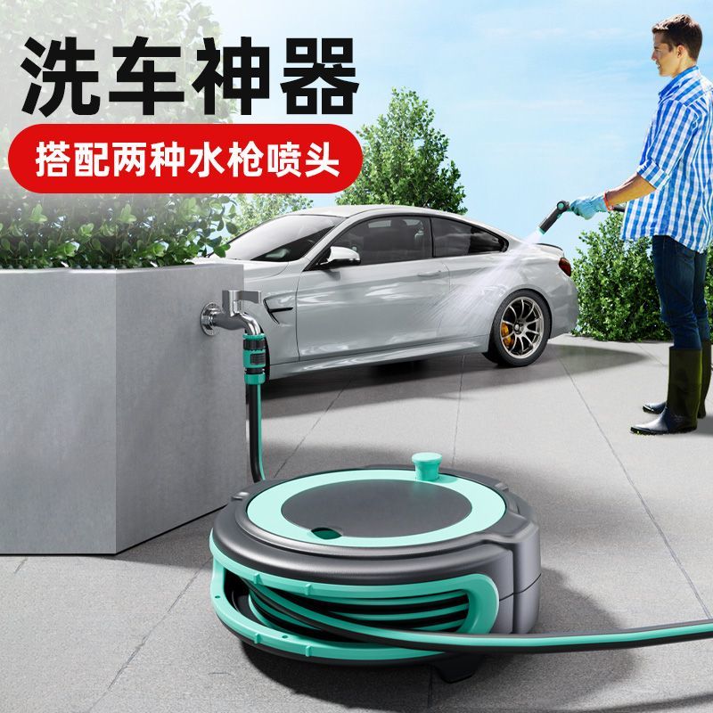 洗車澆花神器水管高壓水槍噴頭沖車澆地澆菜神器水管子軟管工具