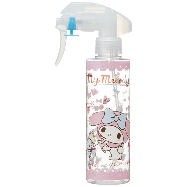 asdfkitty*美樂蒂小老鼠透明噴霧空瓶-200ML-可裝酒精.化妝水…等-日本正版商品