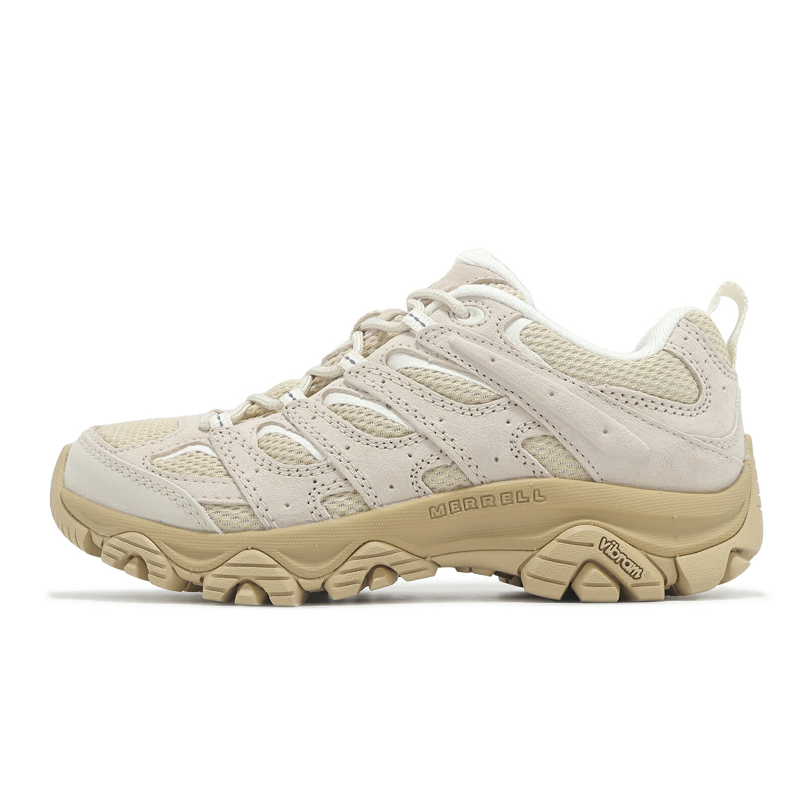 Merrell 登山鞋 Moab 3 女鞋 米白 卡其 緩衝 抓地 黃金大底 山系 戶外鞋 ML038628