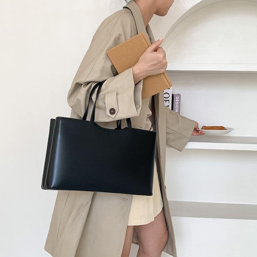 韓風高級感ins風簡約日常手拎包