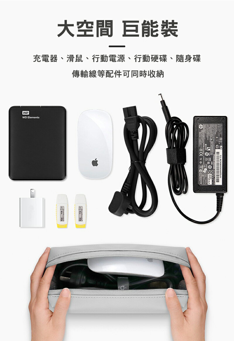 強尼拍賣~baona BN-Q003 多功能皮質收納包(大) 4