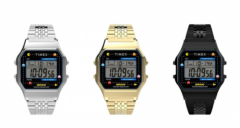 【滿2件再95折】【毒】國外代購 TIMEX & Pac-Man 聯名 小精靈40週年紀念款 Timex T80 電子腕錶 三色
