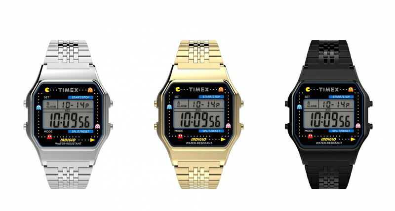 【毒】國外代購 TIMEX & Pac-Man 聯名 小精靈40週年紀念款 Timex T80 電子腕錶 三色【領券折222｜Cube卡+APP下單最高10%回饋】