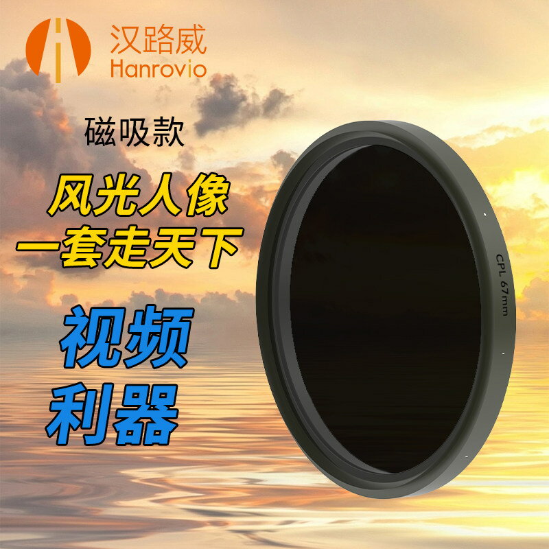 漢路威手機相機專用uv鏡偏振鏡nd減光鏡星光微距濾鏡套裝適用佳能索尼富士微單反