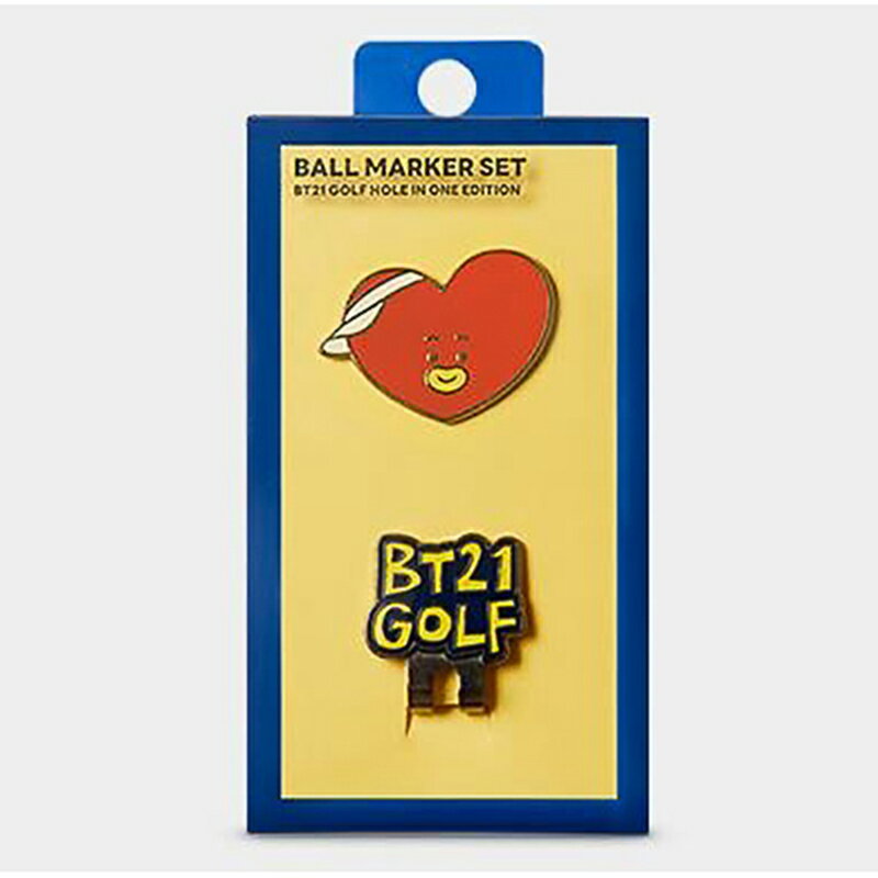 現貨 官方代理【BT21 GOLF HIO】TATA BALL MARKER 高爾夫 球標 韓國原廠【正元精密】