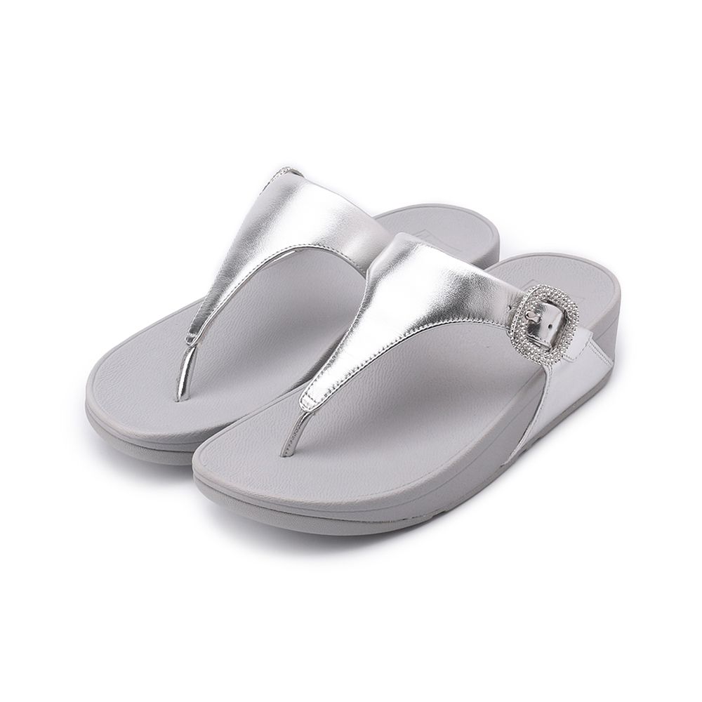 FITFLOP LULU 水鑽扣環夾腳拖鞋 銀 6212-15386 女鞋