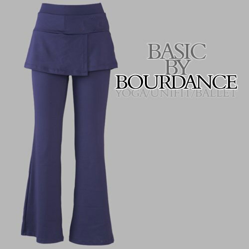 ＊╮寶琦華Bourdance╭＊專業瑜珈韻律芭蕾☆拼接設計層次裙褲【A09308】 2