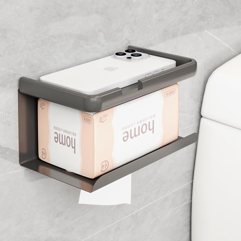 免打孔衛生紙收納置物架廁所紙巾盒抽紙盒卷放衛生間洗手間壁掛式