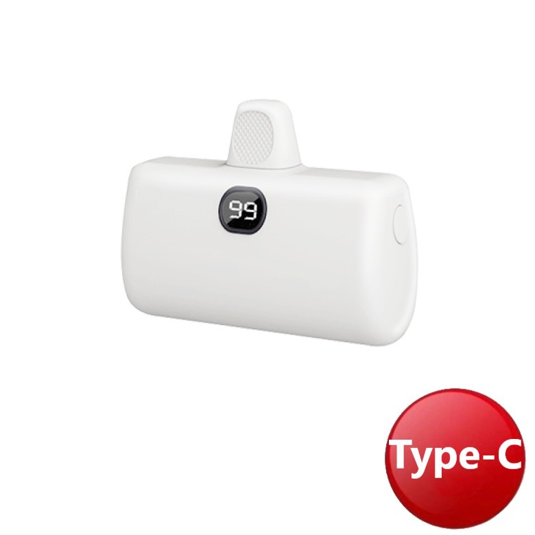 MCK迷你行動電源Type-C 5000mah(白) [大買家]