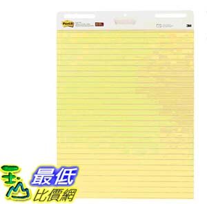 [COSCO代購4] W127040 3M 可再貼黃色橫格自黏大海報2本 #561 - 625公釐 x 762公釐 2入