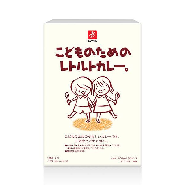 日本 CANYON 兒童咖哩調理包100gx2(一歲以上適用)