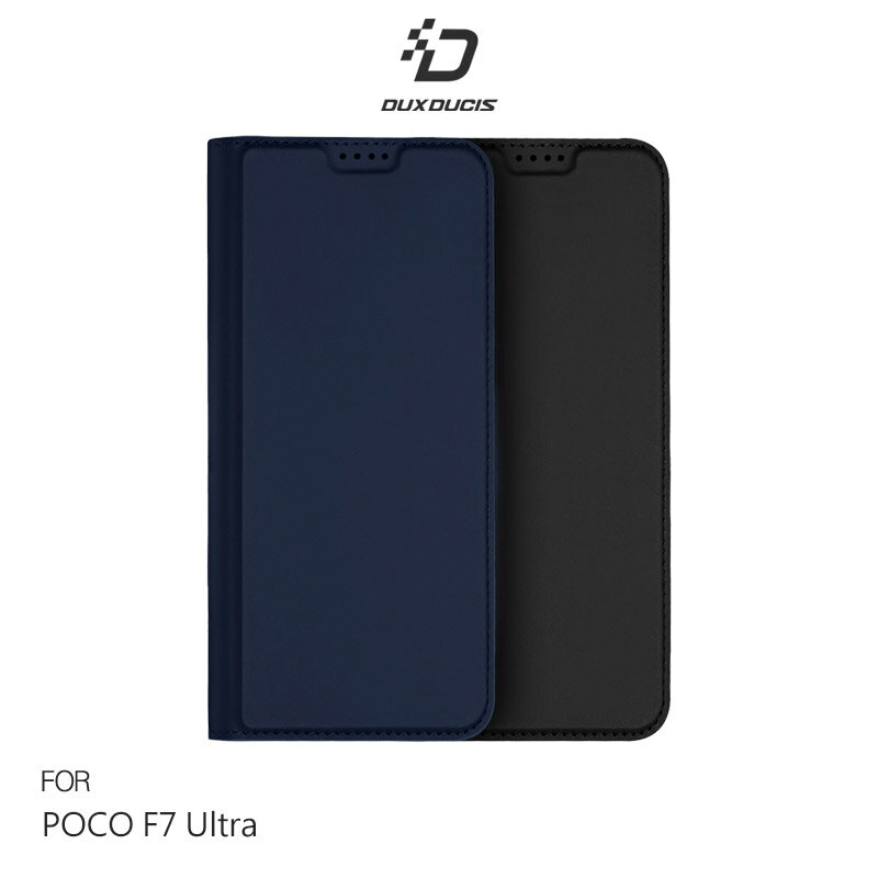 DUX DUCIS POCO F7 Ultra 5G SKIN Pro 皮套 側翻皮套 插卡 可立 保護套 手機套 膚感皮套
