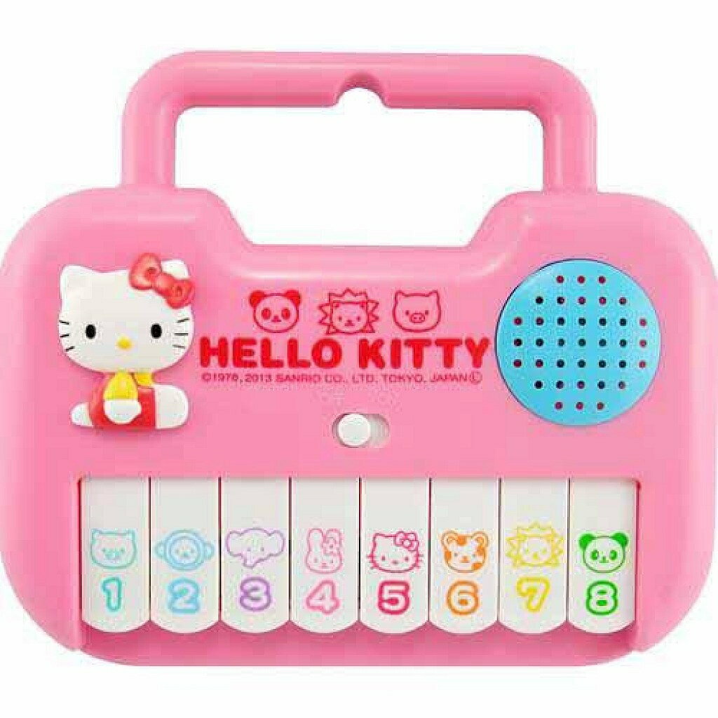 【震撼精品百貨】凱蒂貓 Hello Kitty 三麗鷗 KITTY 音樂玩具(手提鋼琴)#00376 震撼日式精品百貨