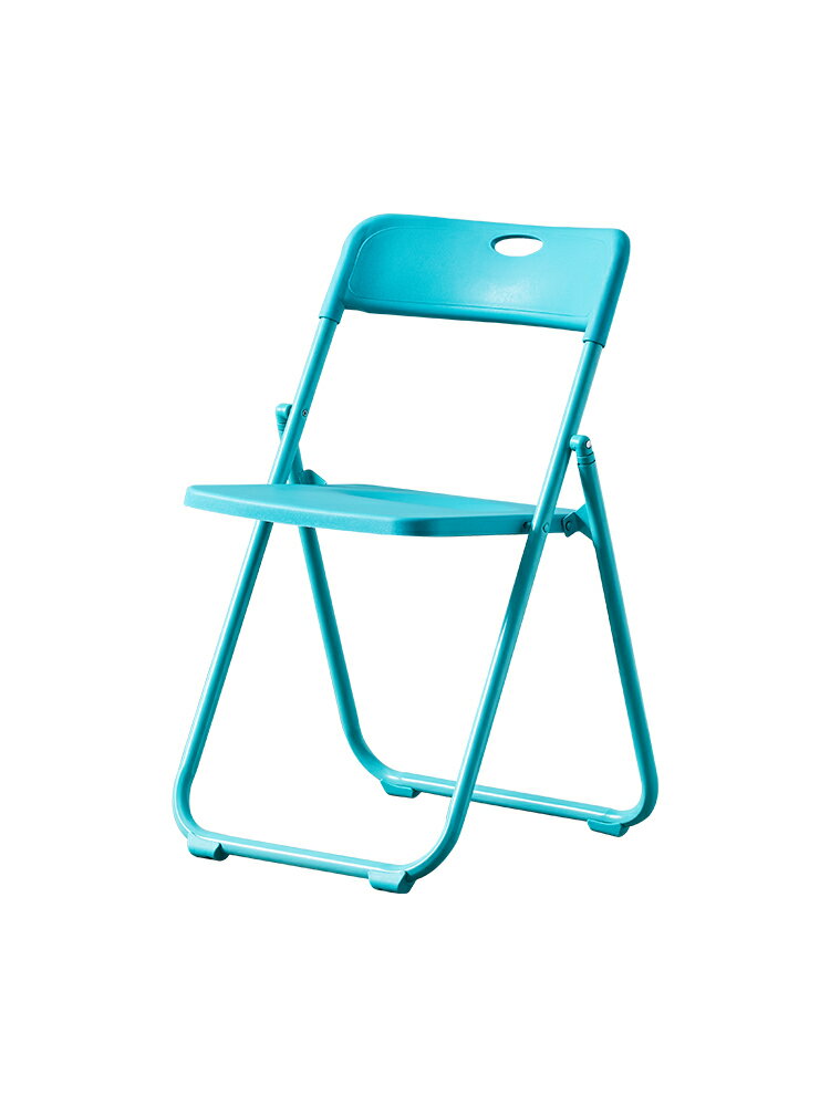 戶外折疊椅 簡易折疊椅子家用靠背椅辦公椅會議椅培訓椅戶外塑料椅成人高凳子【MJ16149】