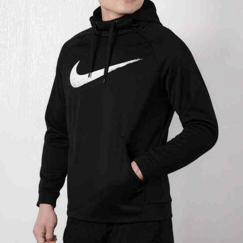 【毒】現貨 快速出貨 零碼出清 NIKE THERMA LOGO 連帽帽T 刷毛 男生 BQ8106-010【APP下單10%回饋】 2