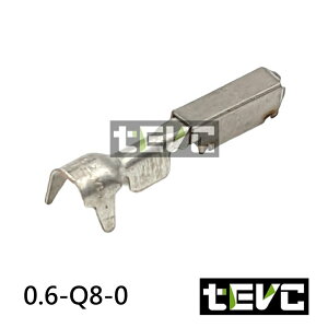 《tevc電動車研究室》0.6 Q8 0 端子 汽車 機車 插簧 母端子 PIN 壓線端子 對插端子 接線端子 排針