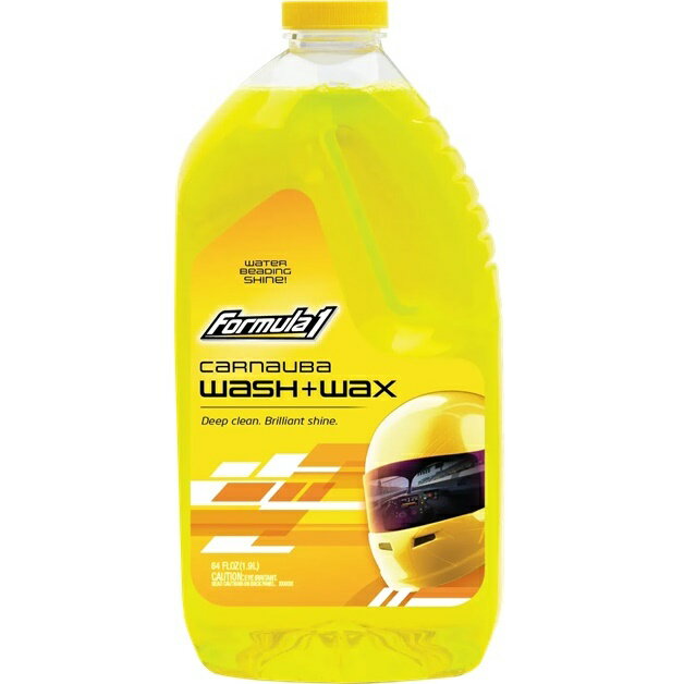 權世界@汽車用品 美國 Formula 1 高泡沫 棕櫚光澤 上蠟清潔撥水 洗車精(大) 1900ml 15032