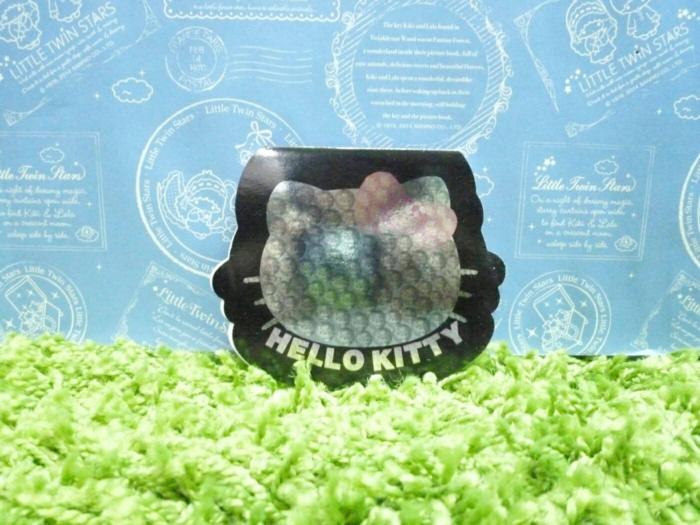 【震撼精品百貨】Hello Kitty 凱蒂貓 造型便條紙-臉造型-黑色【共1款】 震撼日式精品百貨