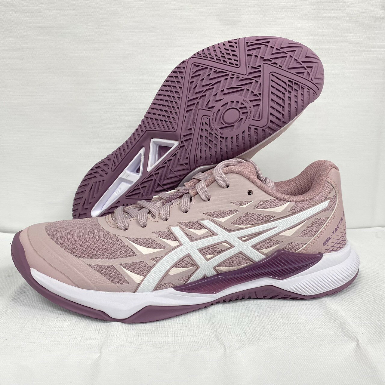Asics 亞瑟士 女排羽球鞋 GEL-TACTIC 12 穩定性佳 透氣 吸震 1072A092-700  大自在