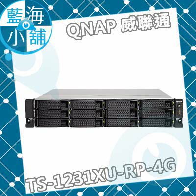 
  QNAP 威聯通 TS-1231XU-RP-4G 12-Bay NAS 網路儲存伺服器
比較