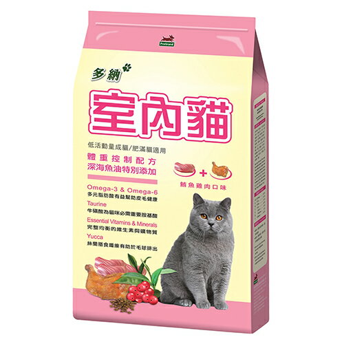多納-室內貓貓糧1.5公斤【愛買】
