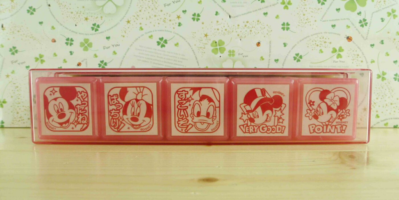 【震撼精品百貨】Micky Mouse 米奇/米妮 印章-粉 震撼日式精品百貨