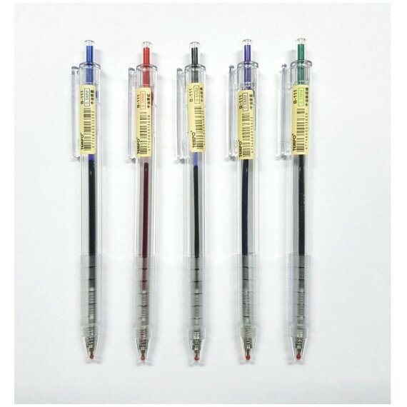 節奏TEMPO B-111 0.5 彩色中油筆 舒寫筆 原子筆 0.5mm