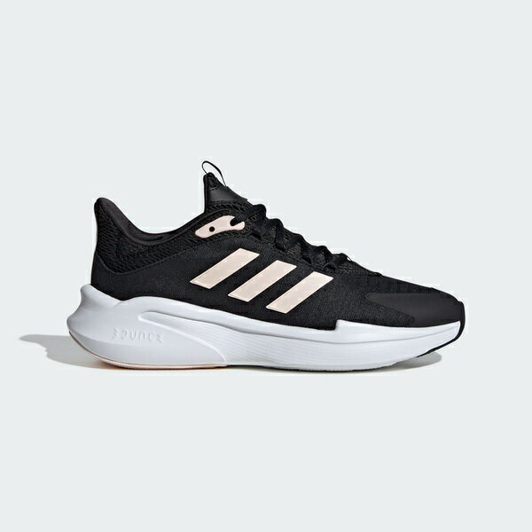 Adidas Alphaedge + [IE6038] 女 慢跑鞋 運動 訓練 休閒 緩震 舒適 愛迪達 黑 粉膚