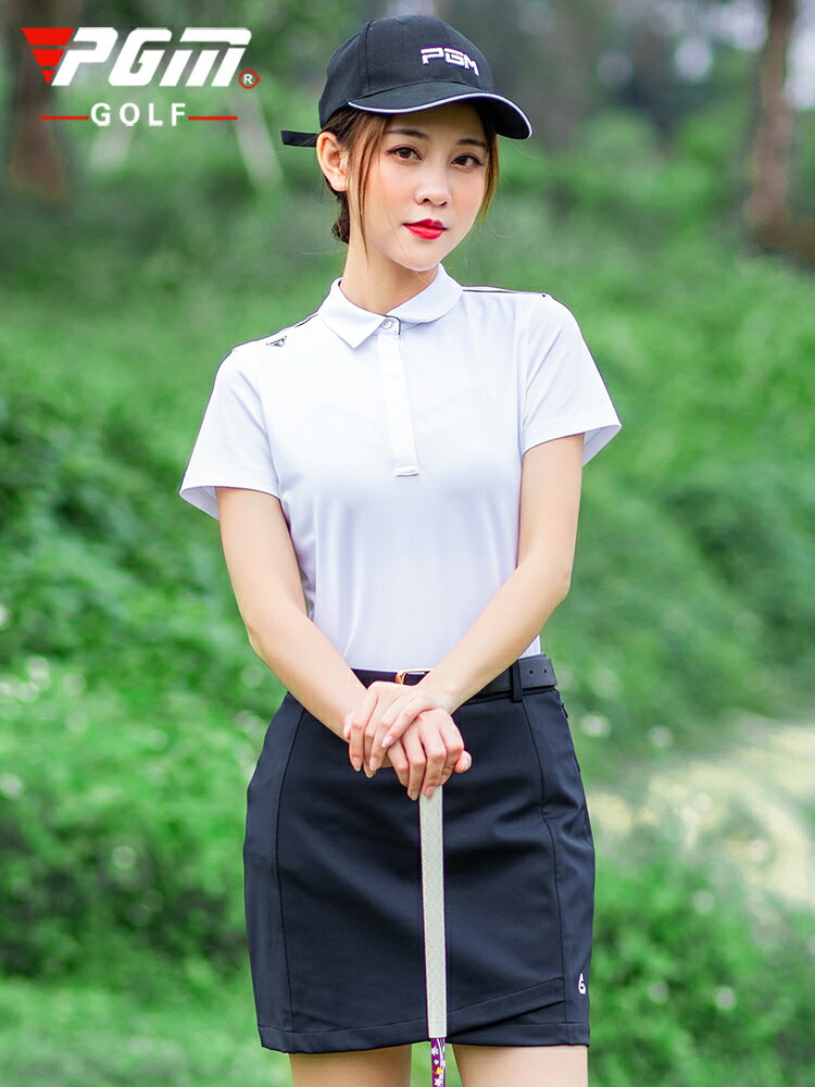 PGM高爾夫衣服韓版女士短袖t恤女裝套裝夏季透氣服裝衣服